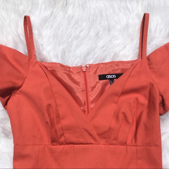 Asos Dresses & Skirts - ASOS Cold Shoulder Bardot Pencil Dress